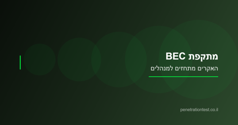 מתקפת BEC על דואר אלקטרוני עסקי